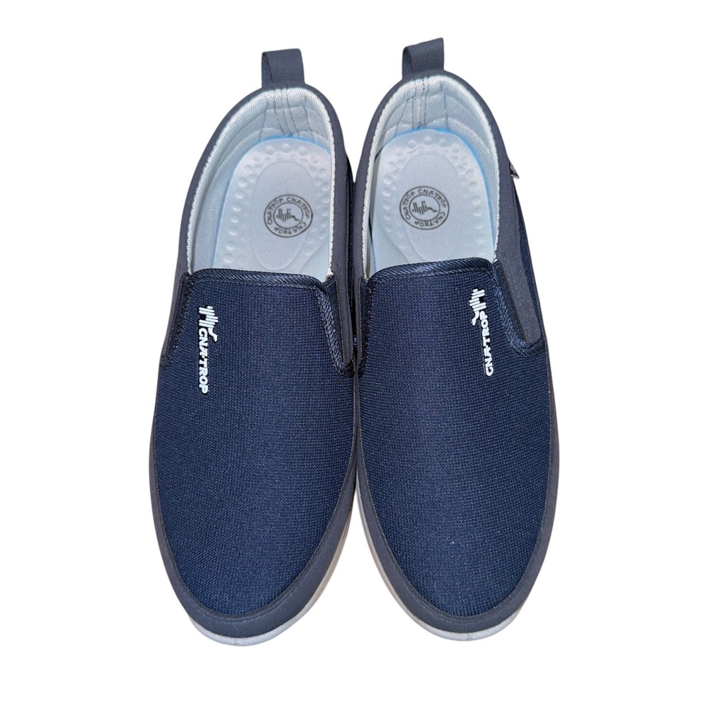 NEW CNA-TROP Slip On Shoes Mens 7.5-8/41 Pre-Owned Sneakers Blue Outdoor Rugged